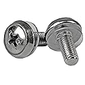 StarTech.com M5 Mounting Screws for Server Racks and Cabinets - 50 Pack - Screw kit (pack of 50) - CABSCREWS