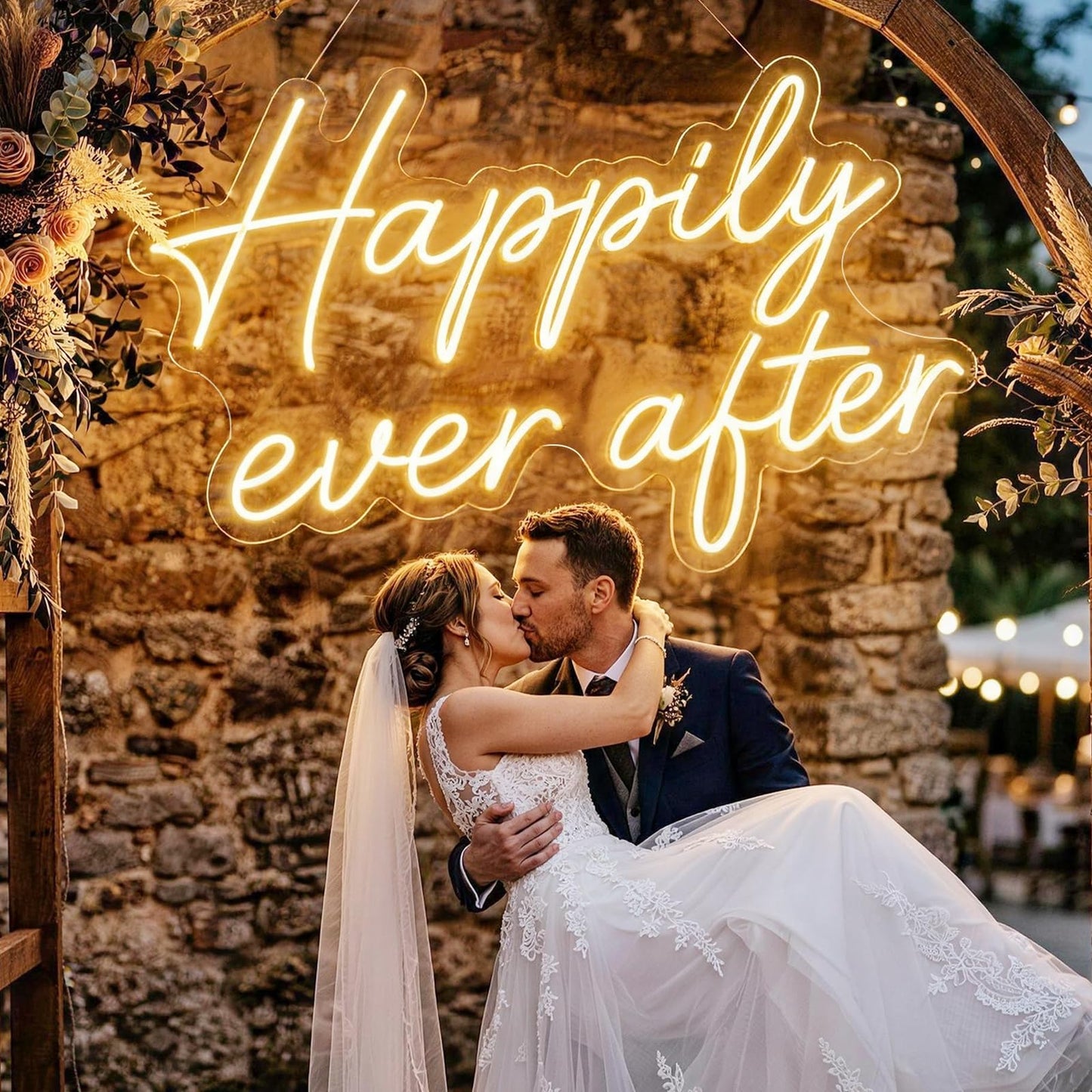 TONYLCSIGN Custom Wedding Neon Sign, Personalized Mr and Mrs Last Name LED Light, Decor for Wedding Backdrop, Reception & Bridal Shower