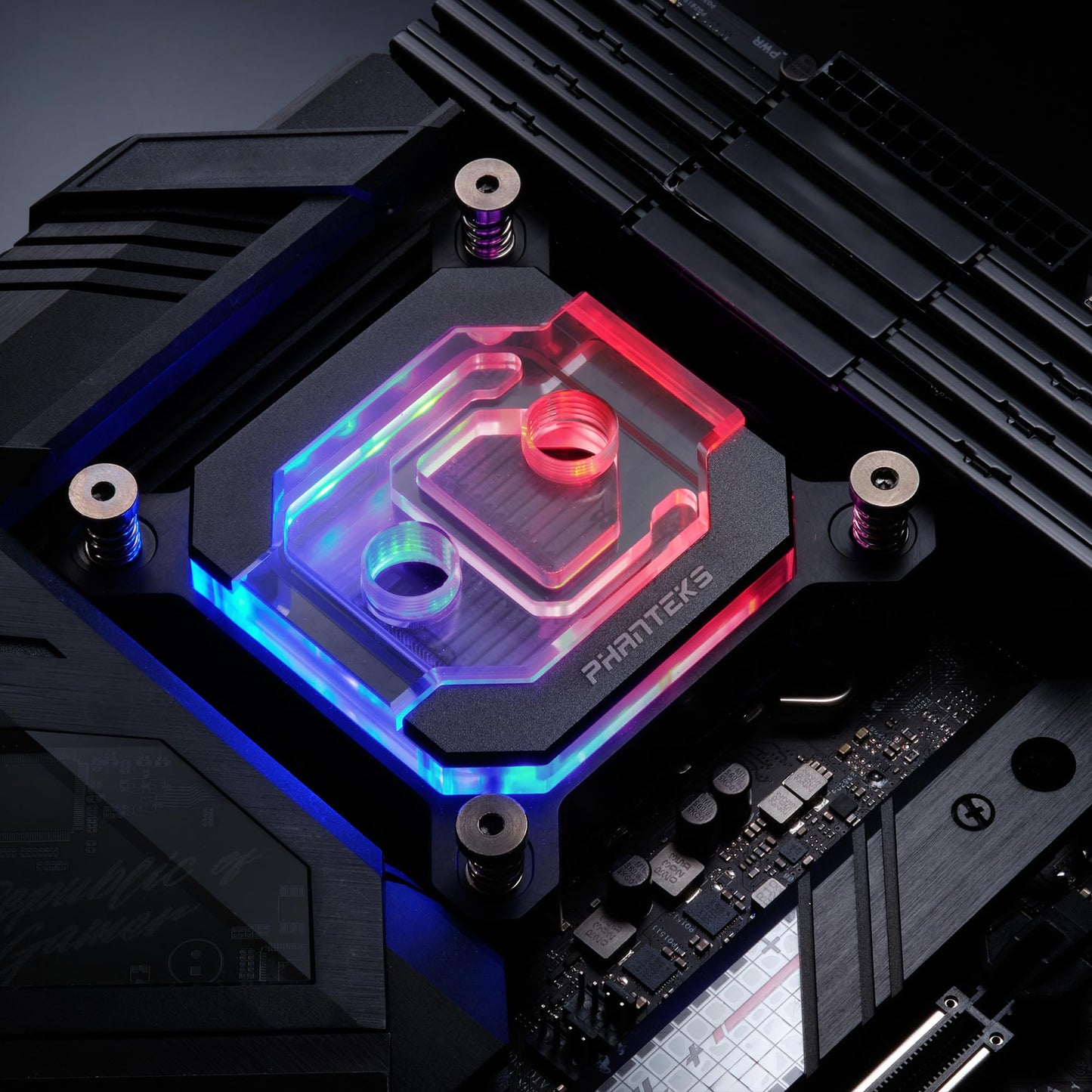 Phanteks (PH-C370I_BK01) Glacier C370I CPU Water Block for Intel Sockets 1700/1200/115x, Support Intel 14th Gen Processor, Pure Copper Base