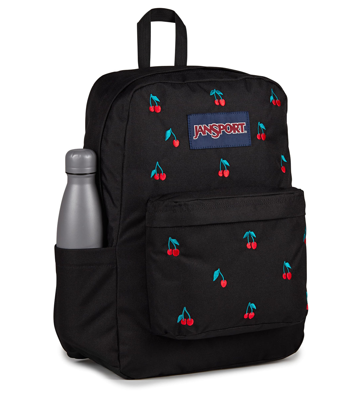 JanSport Superbreak Plus FX Backpack - Work, Travel, or Laptop Bag with Water Bottle Pocket - Surreal Sensations Black