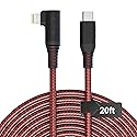 Yeemie Long USB-C Lightning Cable 20ft MFi Right Angle Lightning Cable 2.4A Fast - Heavy Duty iPhone Charger Cord for Pad/Air Pods/iPhone14 13 12 11