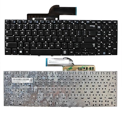 New US Laptop Keyboard Without Frame Replacement for Samsung NP270E5G NP270E5J NP270E5R 270E5G 270E5J Black Color
