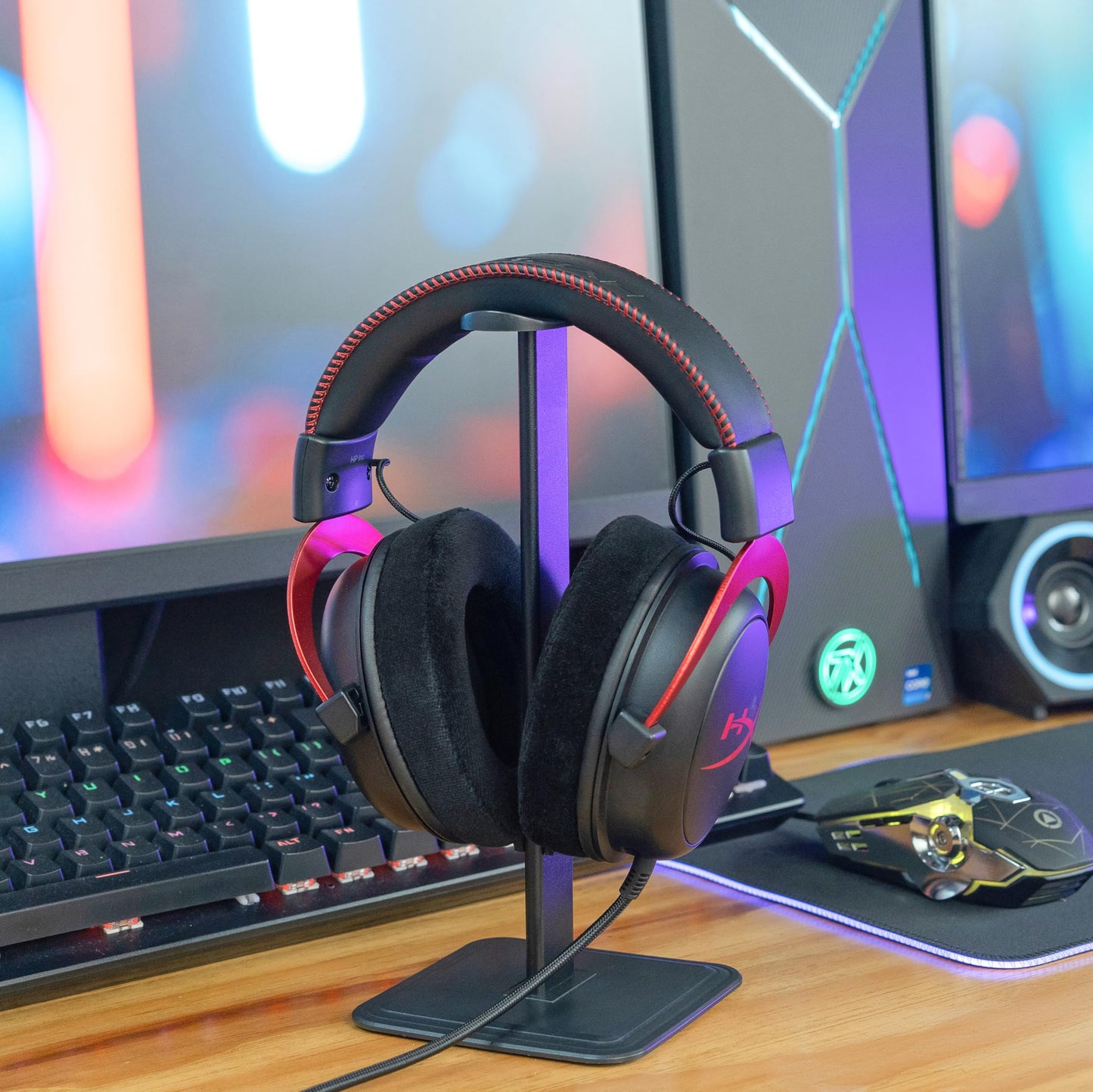 WC StealthZ Cloud - FPS Oriented Earpads for HyperX Cloud Alpha, Cloud 2, Cloud Stinger & More by GadgetryTech & Wicked Cushions | Enhanced Sound