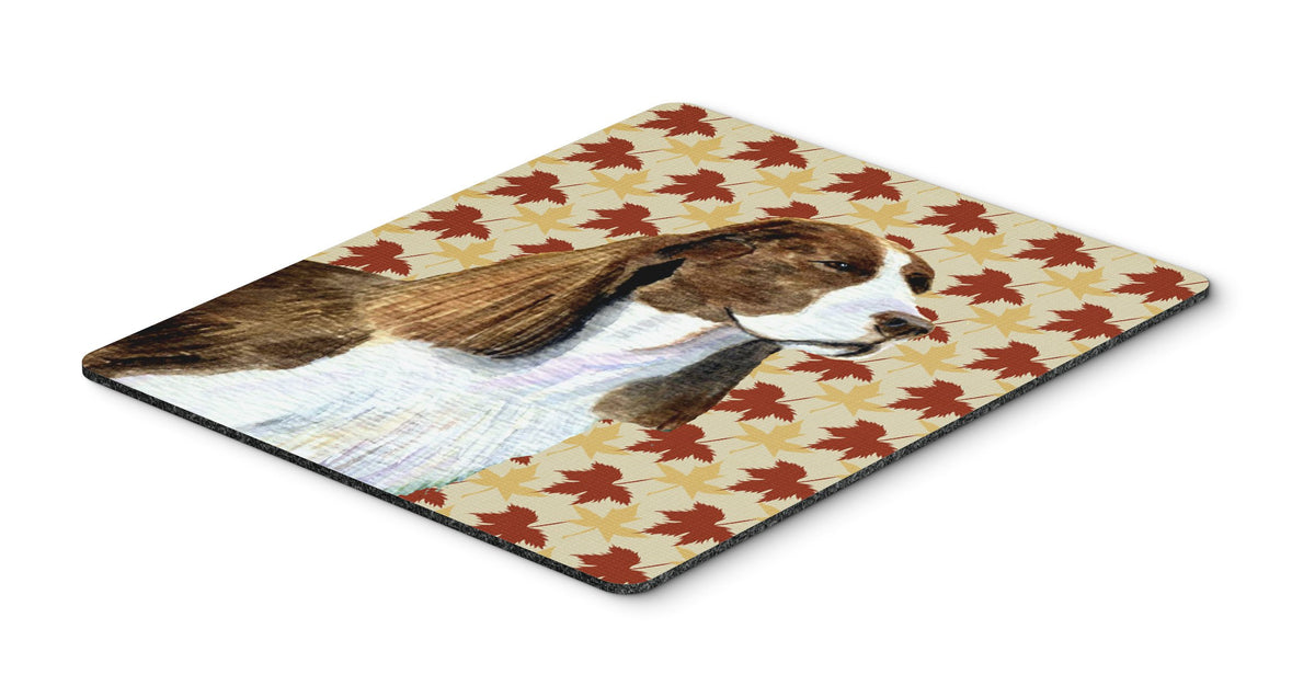 Caroline's Treasures SS4343MP Springer Spaniel Fall Leaves Portrait Mouse Pad, Hot Pad or Trivet for Home Office Gaming Working Computers Laptop Mouse