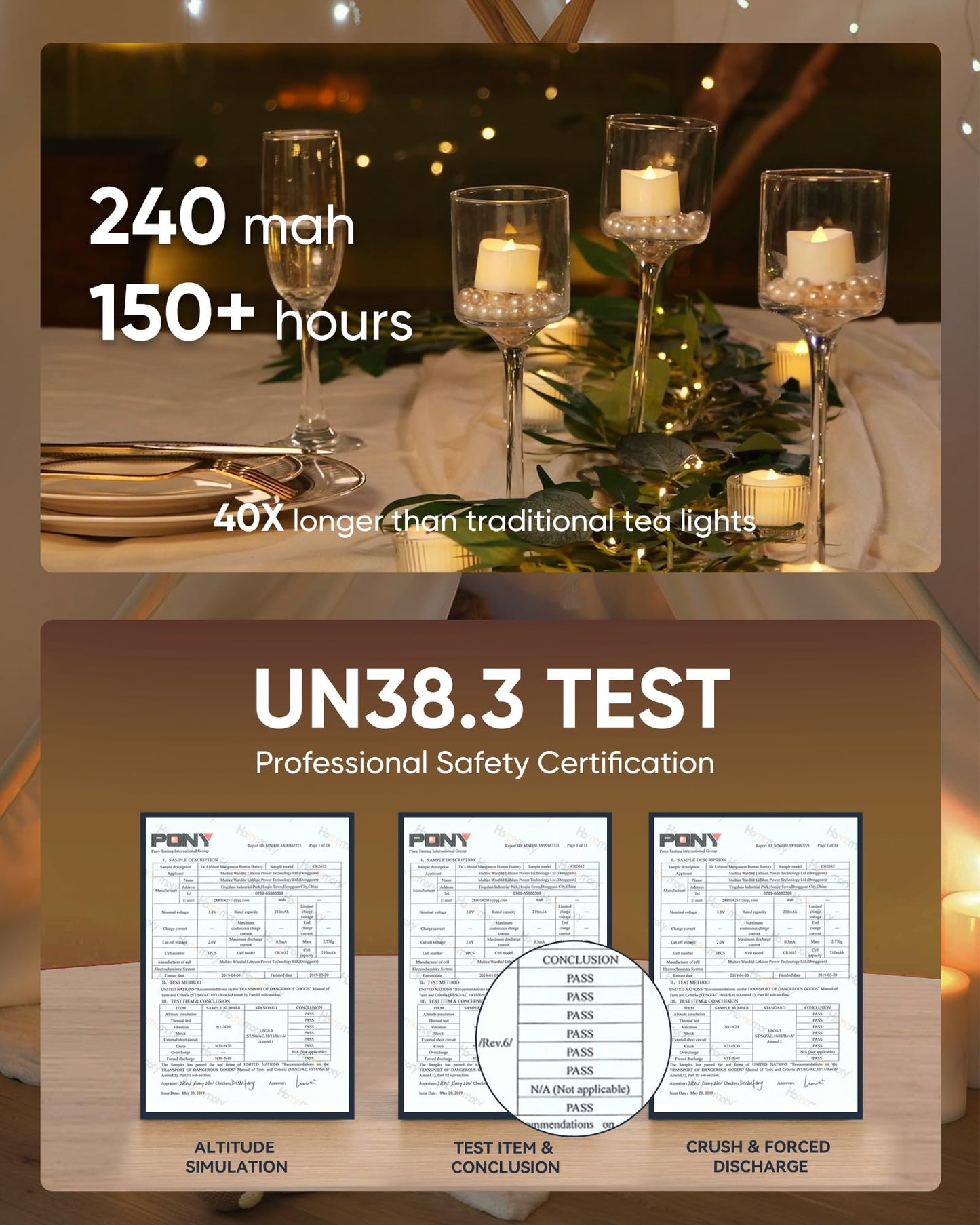 Homemory Timer Tea Lights Candles Battery Operated, 6H Timer Built-in, Auto On Daily, Flameless LED Tealight Votives for Table Centerpieces, Lantern