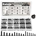 Laptop Screws Kit, 700Pcs Black Laptop Notebook Computer Replacement Screws Assortment Kit, M2 M2.5 M3 Carbon Steel Countersunk Flat Head Phillips
