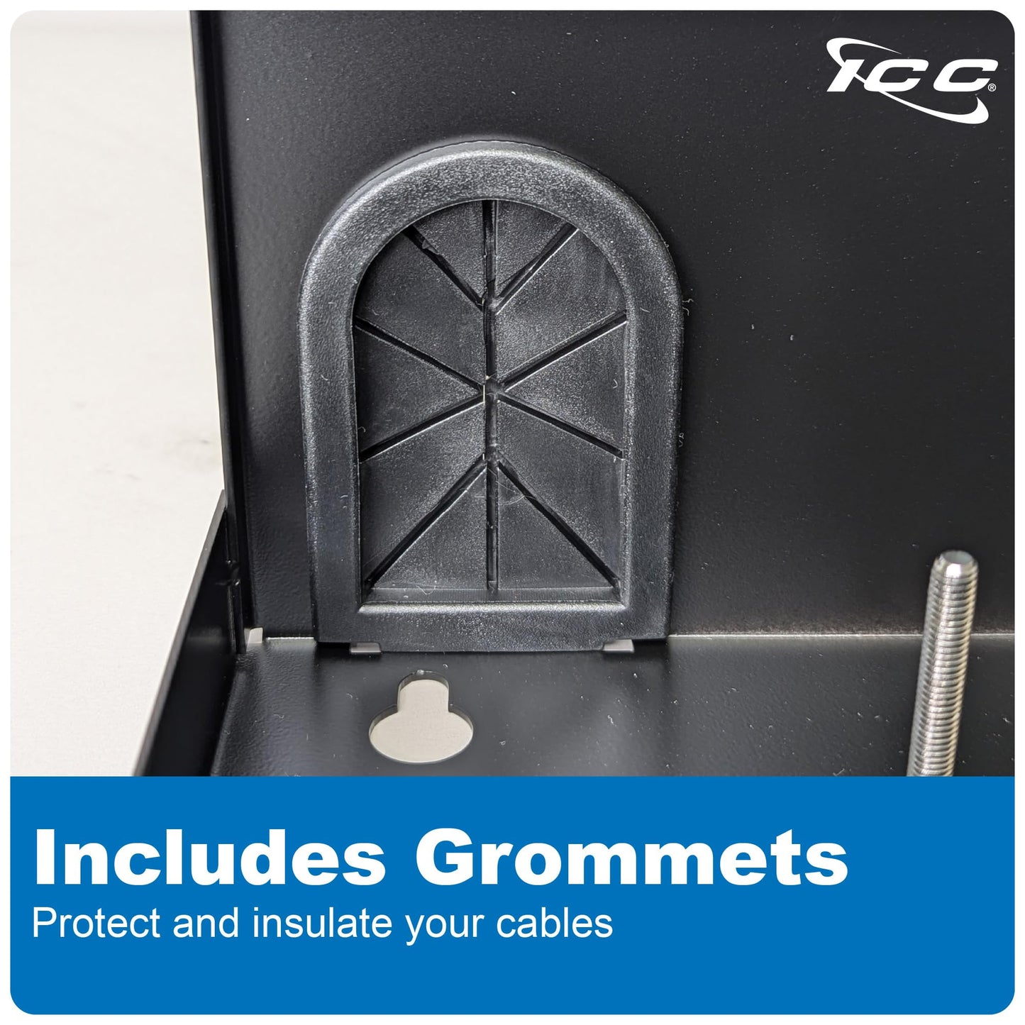 ICC Fiber Optic Wall Mount Enclosure - 2 Slots for LGX Compatible Adapter Panels or Cassettes (Sold Separately), Fiber Enclosure Supports up to 48