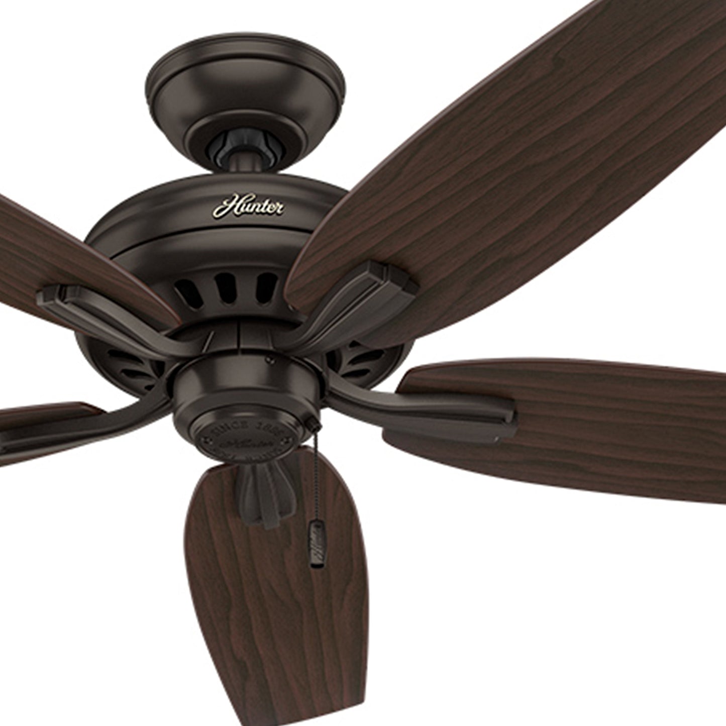 Hunter Fan 52 inch Ceiling Fan in Premier Bronze with 5 Dark Walnut Reversible Blades (Renewed)