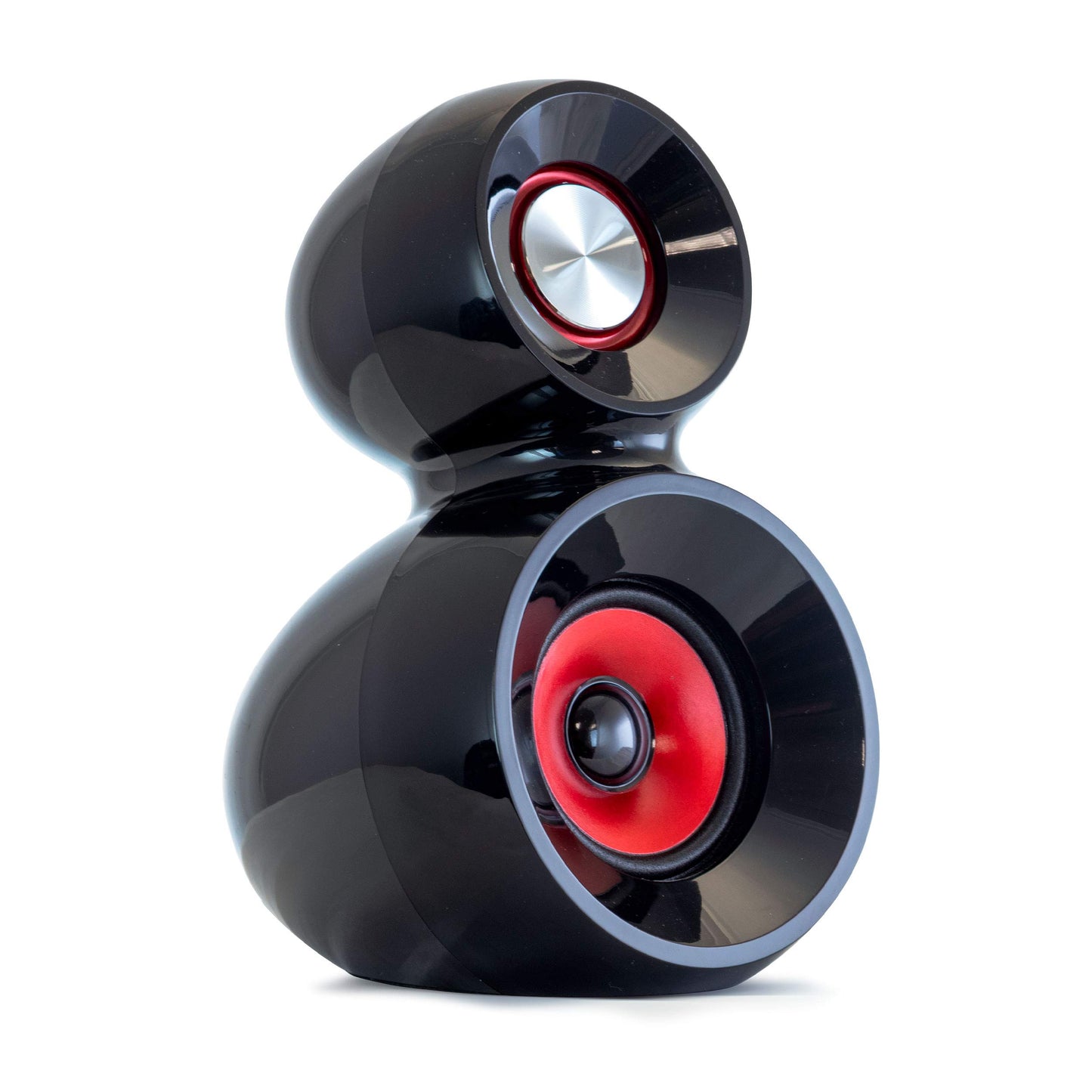 beFree Sound 5.1 Channel Bluetooth Surround Sound Speaker System- Red