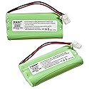 HQRP Phone Battery 2-Pack Compatible with VTech BT5632 BT-5632 BT5872 BT-5872 89-1333-01-00 LS5145 5145 LS5105 5105 LS5146 5146 Cordless Telephone