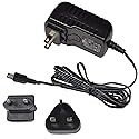 HQRP Wall AC Power Adapter Compatible with JVC GR-D370U GR-D370US Camcorder - (incl. USA Plug & Euro Adapter)