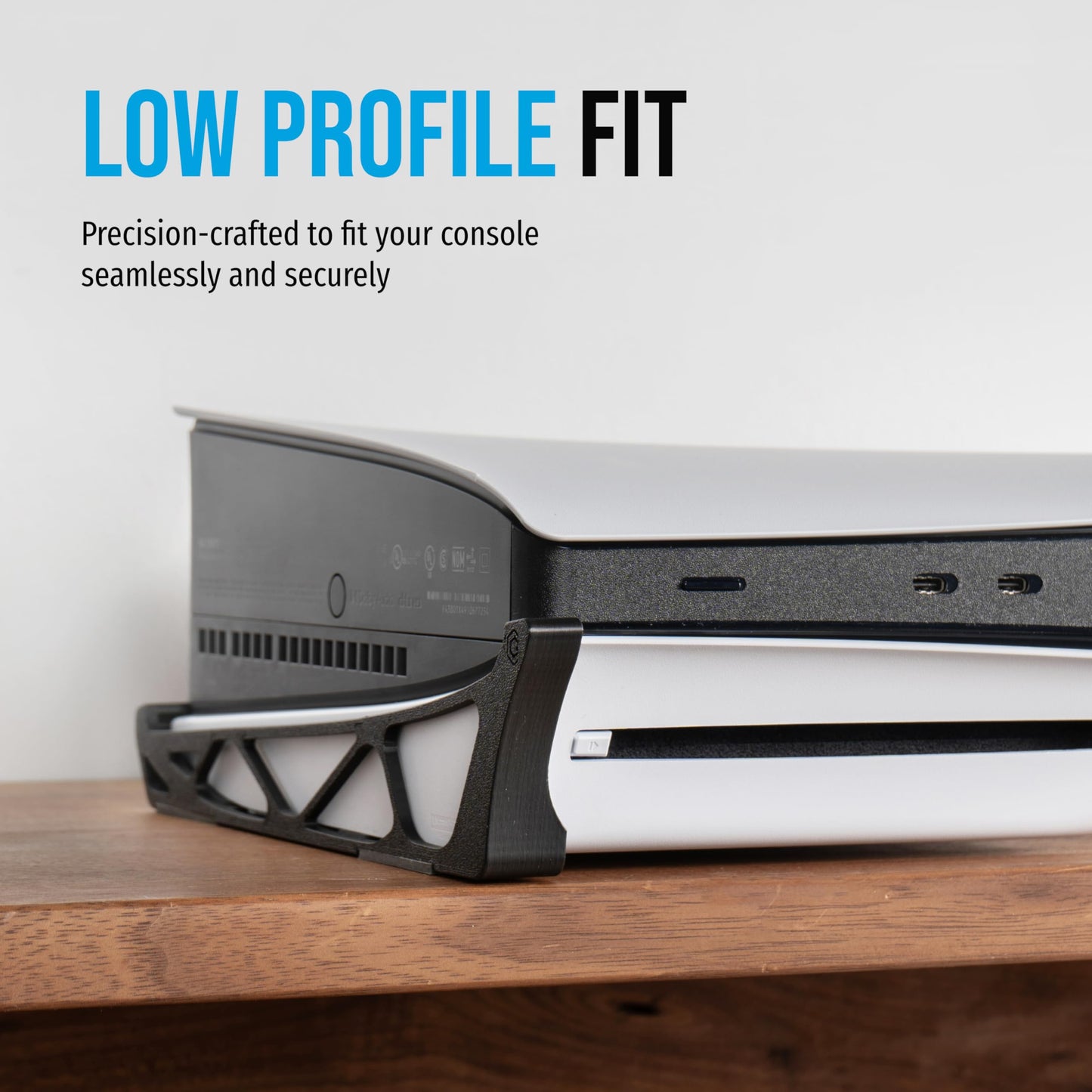 Glistco Skates - Horizontal Stand Compatible with PS5 Slim (Black)