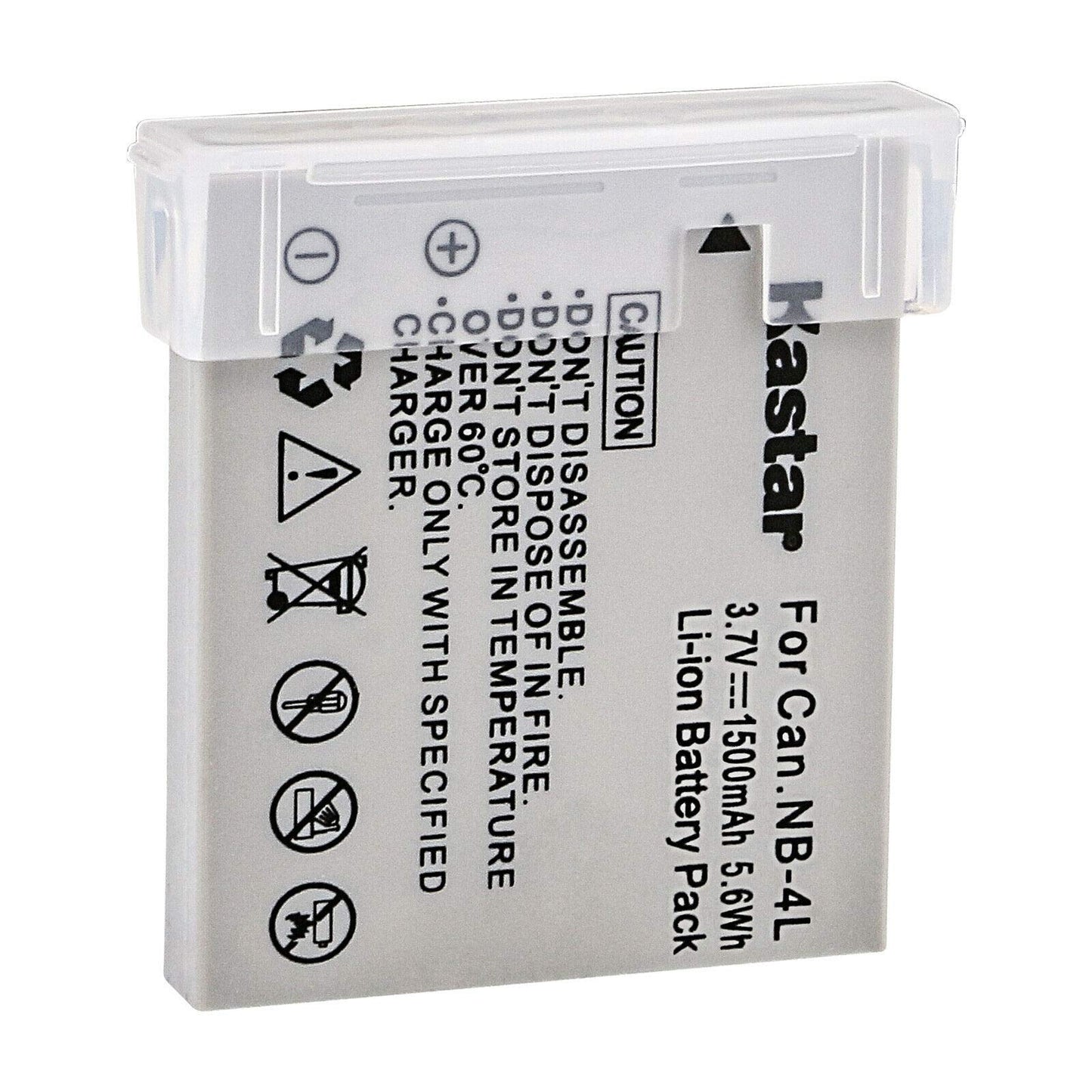 Kastar 1-Pack Battery and AC Wall Charger Replacement for Canon PowerShot SD960 IS, PowerShot SD970 IS, PowerShot SD1000, PowerShot SD1100 IS