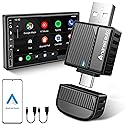 ByteWave Android Auto Wireless Adapter, 8s Fast Mini Wireless Android Auto Adapter with NFC Instant Connect, 5.8GHz WiFi Bluetooth 5.3 Stable Plug