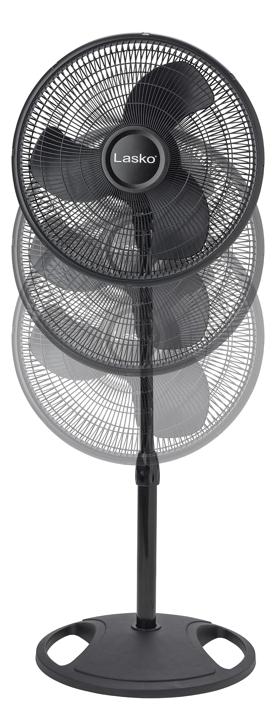 Lasko Oscillating Standing Pedestal Fan - 16” - 2521 - Black