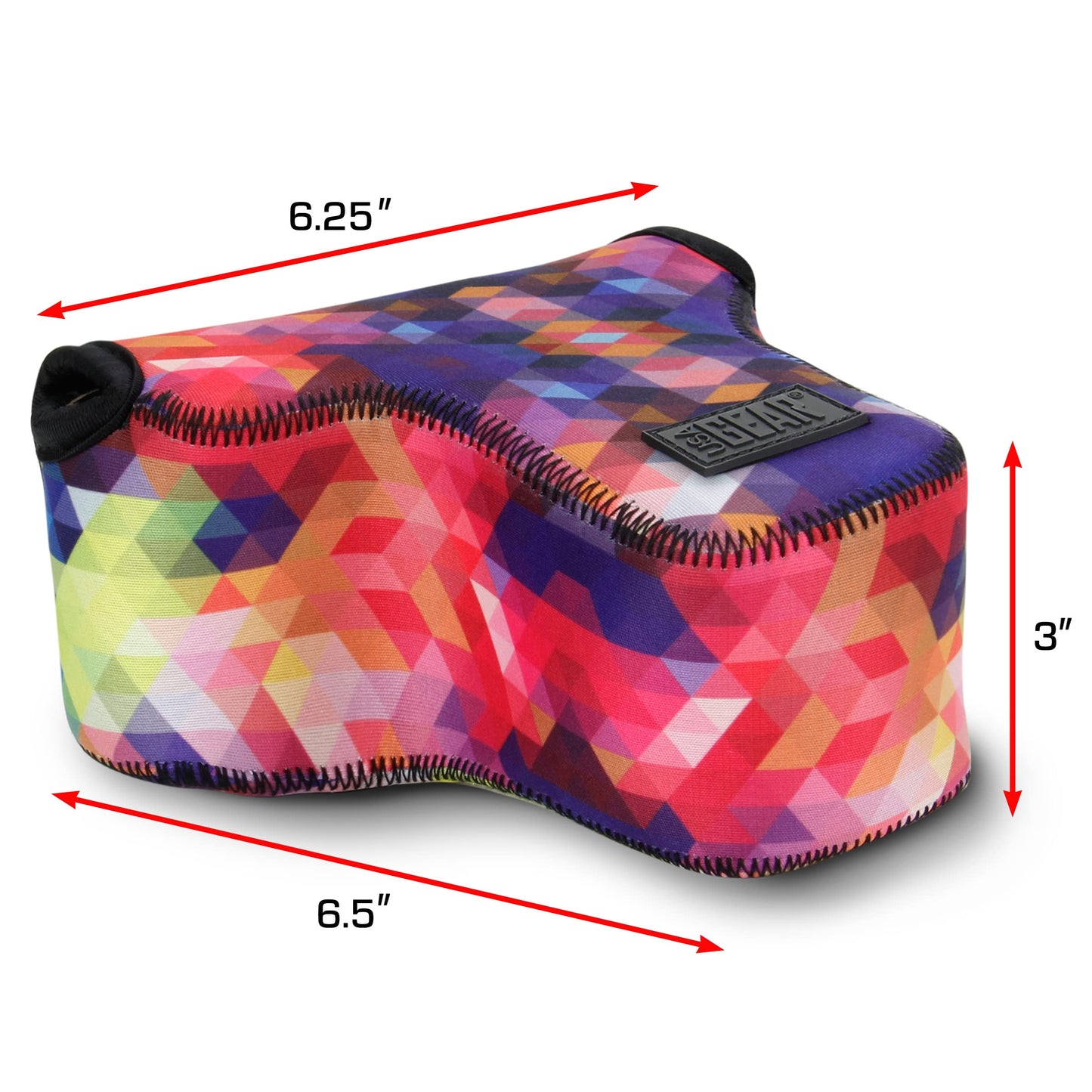 USA Gear Camera Sleeve (Medium) for Compact SLRs Compatible with Canon EOS R100 Nikon Z30 Sony ZV-E10, and more - Padded Neoprene DSLR Case