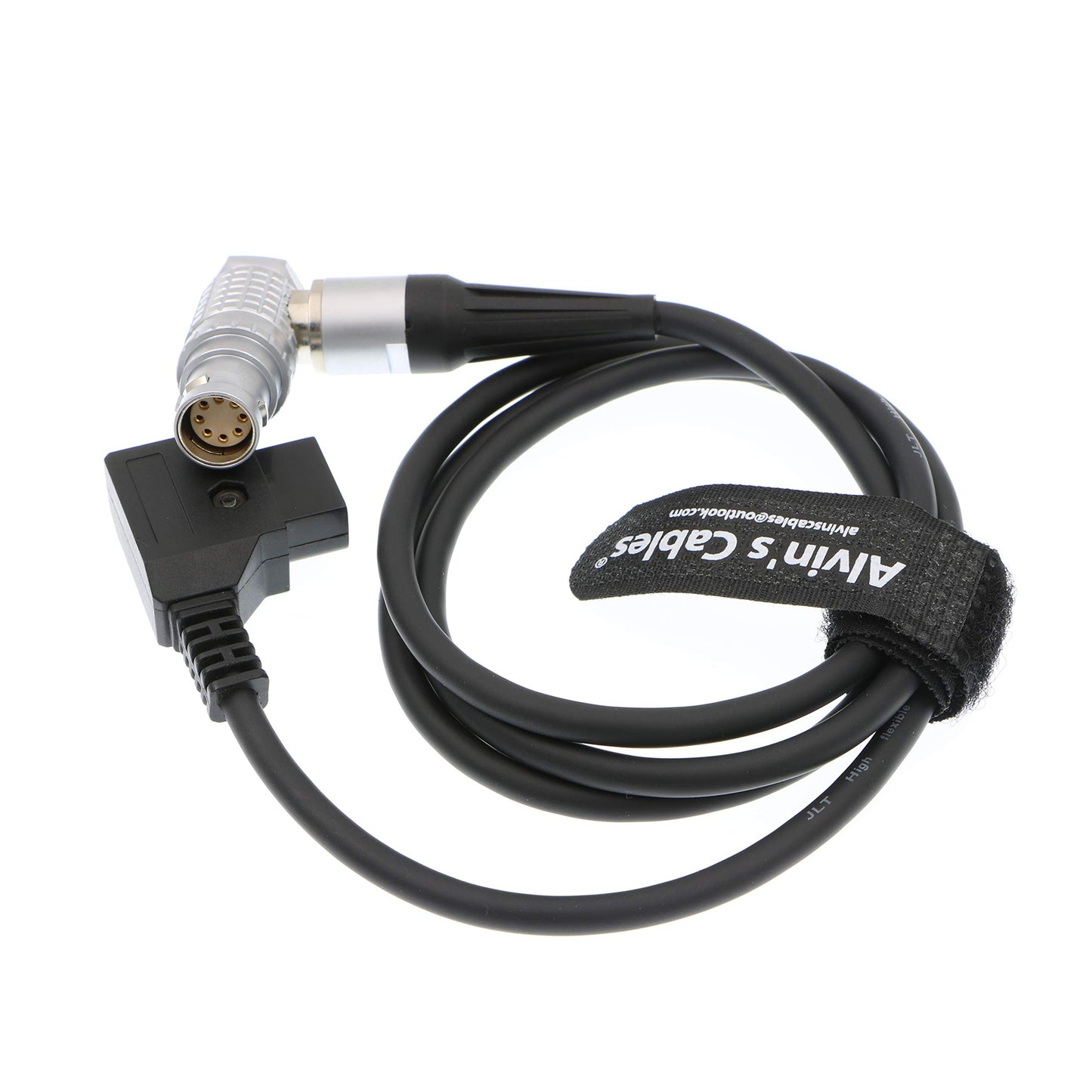 Alvin's Cables Arri Alexa Mini Camera Power Cable 2B Right Angle 8 Pin Female to D Tap