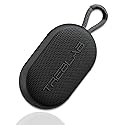 TREBLAB HD-Go - Ultra Portable Hand Held Speaker with Clip, 7W Power with Bass, 16H Playtime, IPX7 Waterproof, Built-in Mic, Compact & Lightweight
