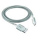Ventev chargesync Alloy Cable, USB Type A-C, 4ft, Silver