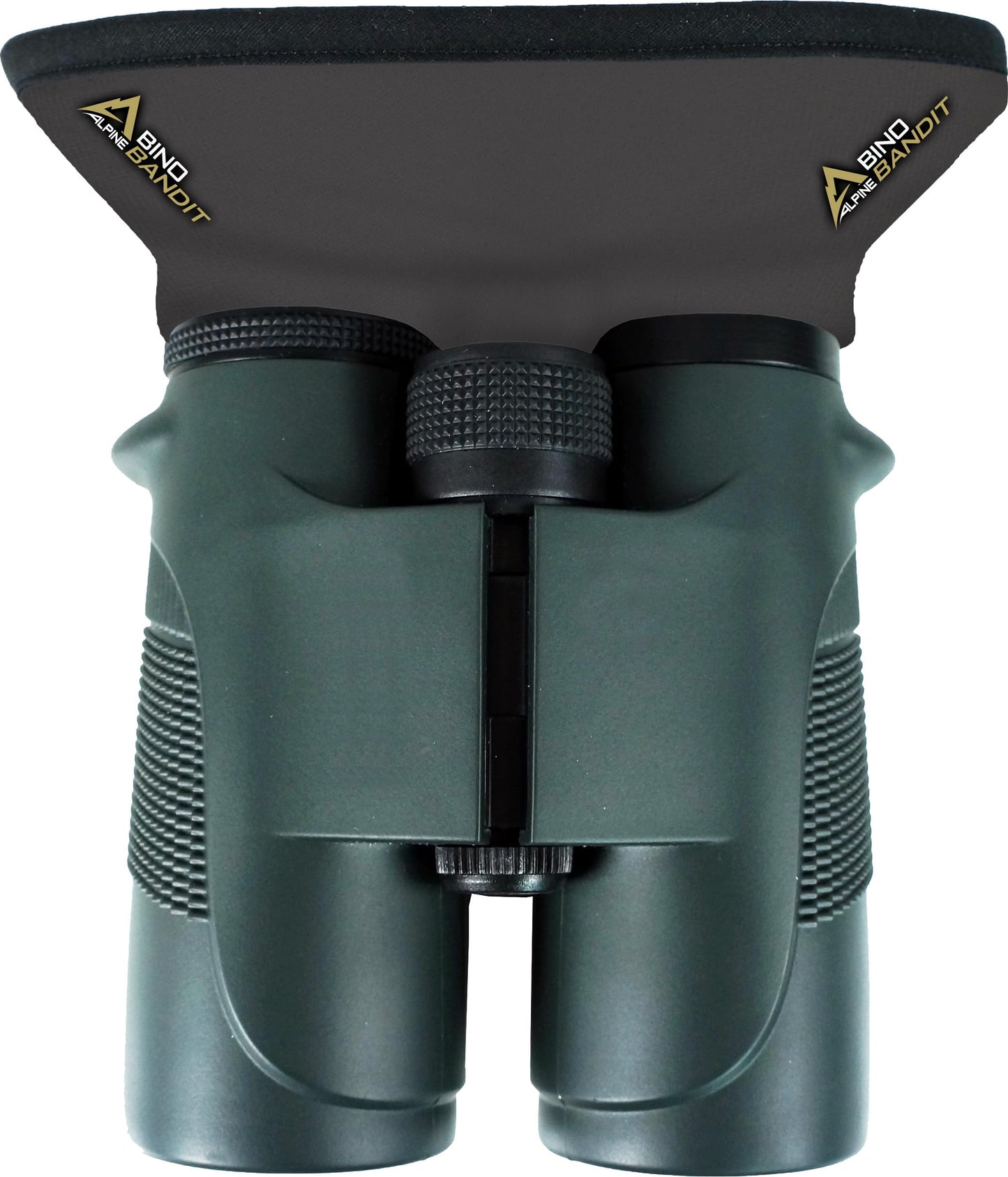 Slicker Bino Bandit - Blocks Glare, Improves Visual Acuity and Reduces Eye Fatigue. FITS All Binoculars, Charcoal