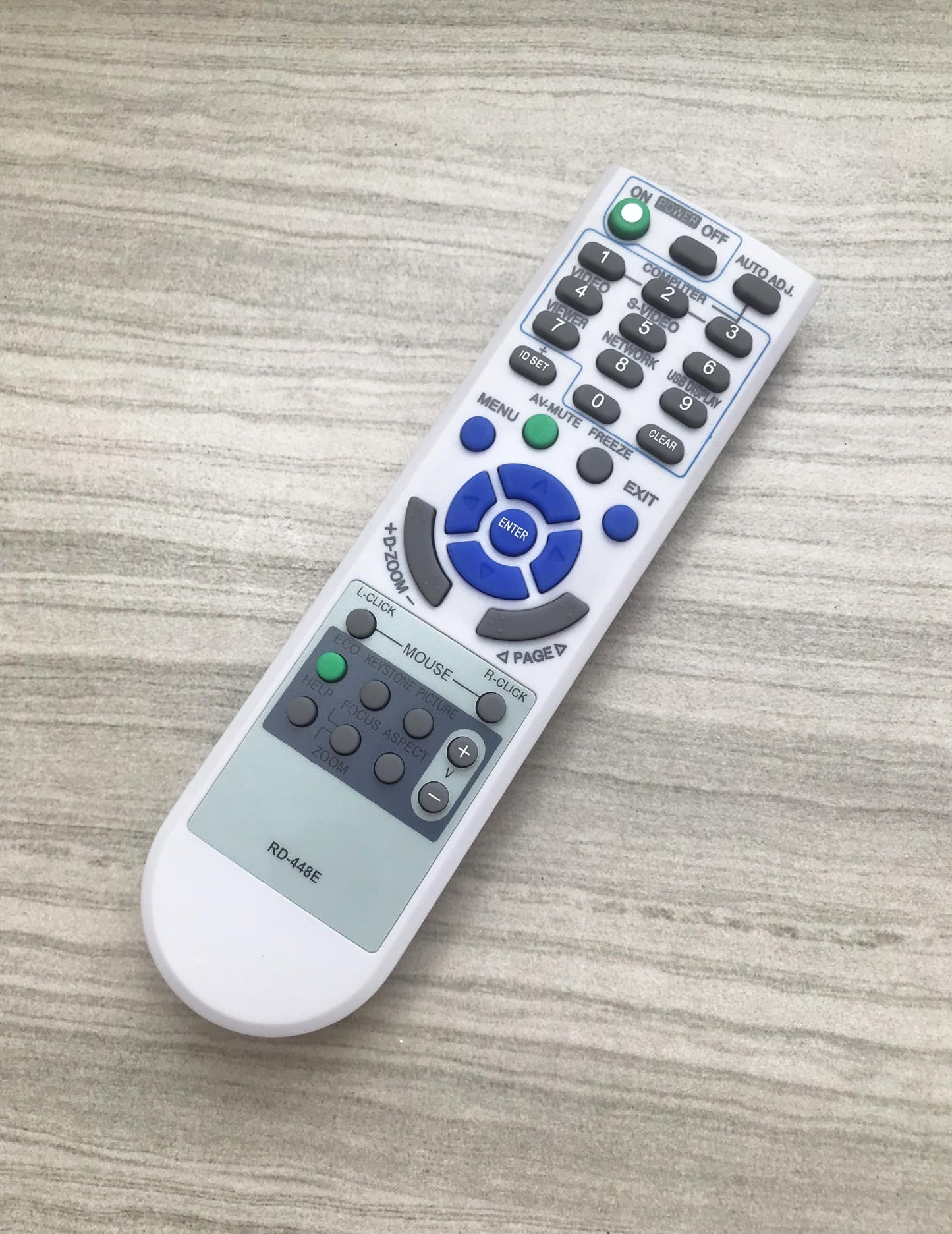 Replacement Remote Control for NEC LCD Projector LT240 LT245 LT25 LT260 LT265 LT280 M260X M260X+ NP610 NP215 NP60 NP62 NP300+ NP1000 NP2000 NP1150