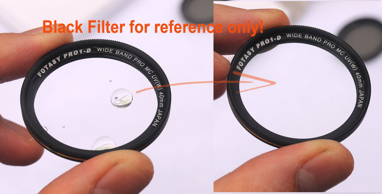 Fotasy 49mm Silver Ultra Slim UV Protection Lens Filter, Nano Coatings MRC Multi Resistant Coating Oil Water Scratch, 16 Layers Multicoated 49mm UV