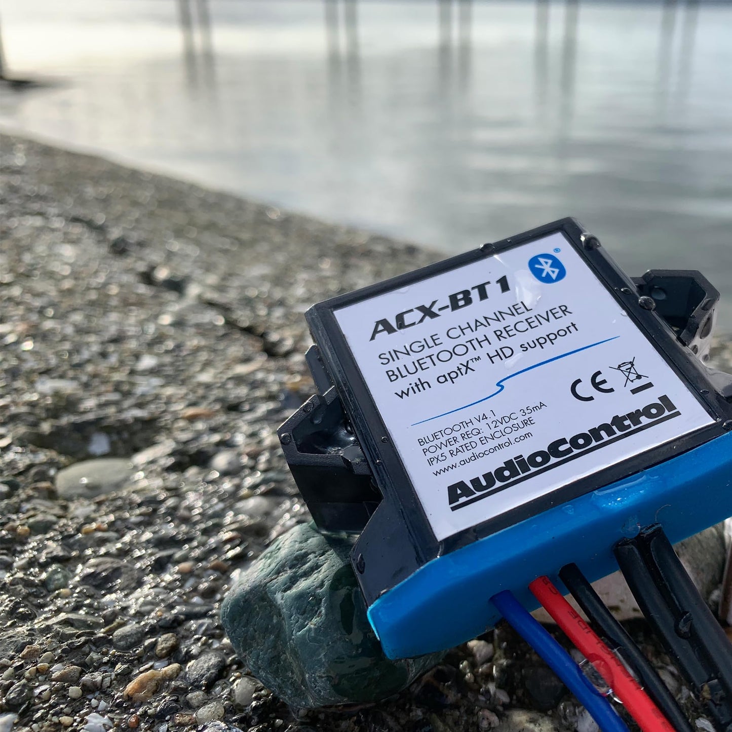 AudioControl ACX-BT1 All-Weather IPX5 Marine & Powersports Bluetooth HD Audio Streamer for Boat, Jet Ski, ATV, UTV, Side by Side, 4x4 Off Road Vehicle