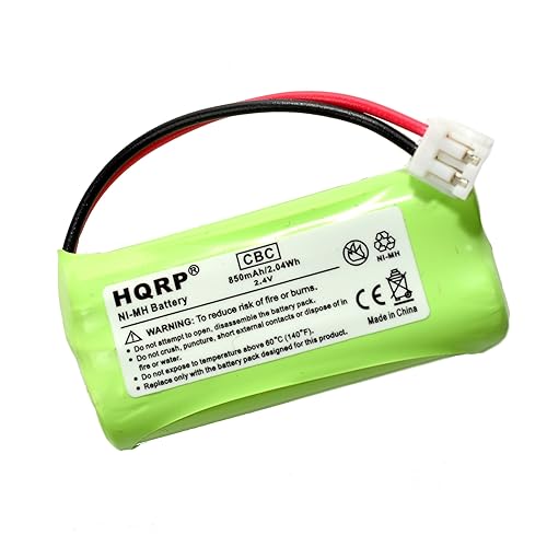 HQRP Cordless Telephone Battery for AT&T / Lucent BT18433, BT28433, General Electric GE 5-2734, Gold Peak GP70AAAH2BMJZR Replacement