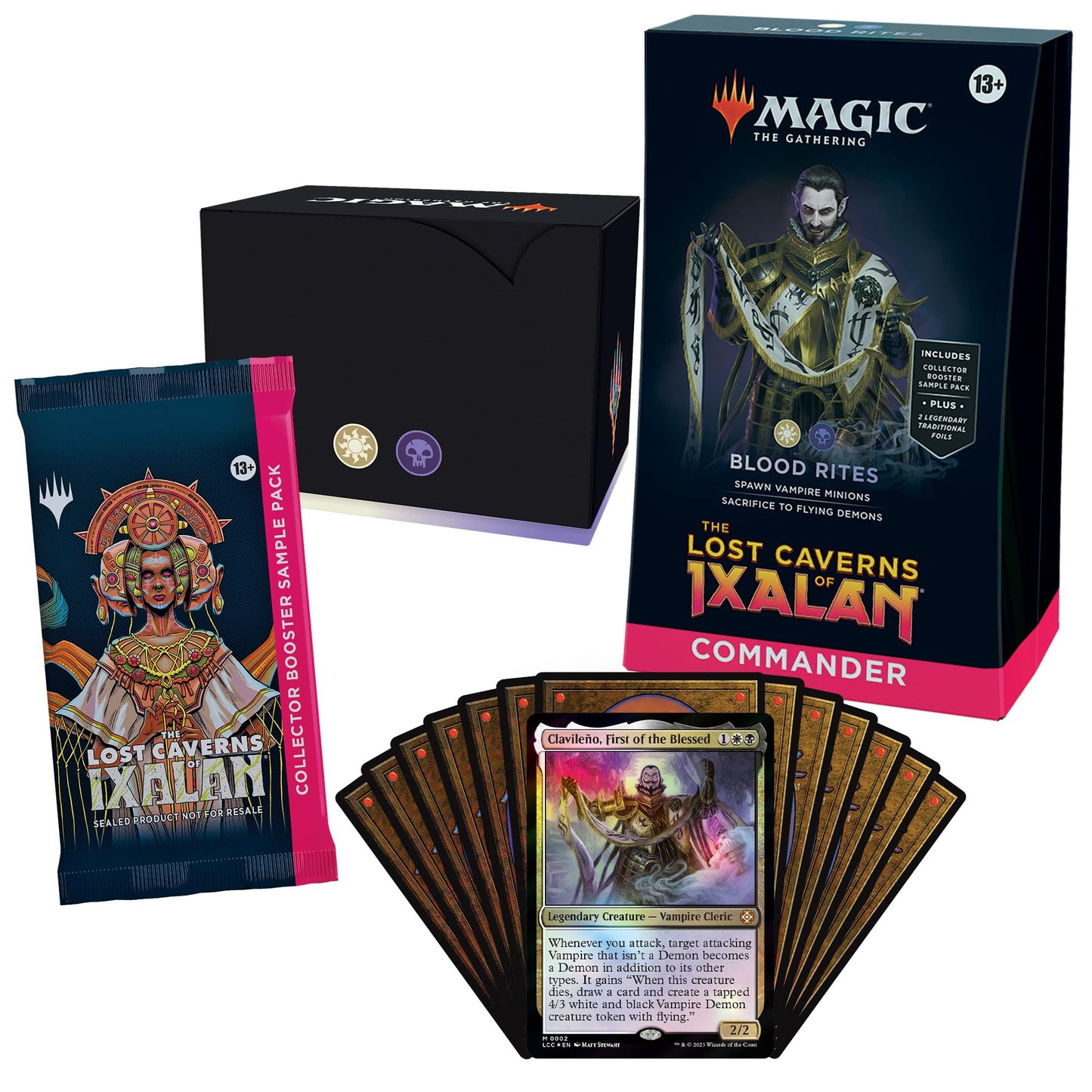 Magic: The Gathering The Lost Caverns of Ixalan Commander Deck Bundle - Includes All 4 Decks (Ahoy Mateys, Blood Rites, Explorers of The Deep,…