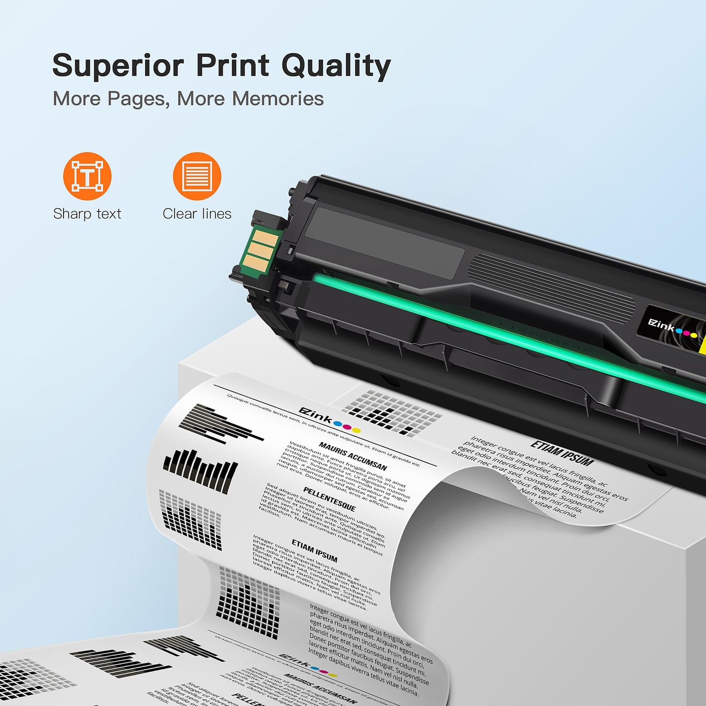 E-Z Ink CLT-504S CLT-K504S Toner Cartridge for Samsung 504S K504S CLT 504S