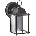Trans Globe Lighting 40455 BK Outdoor Patrician 8" Wall Lantern, Black