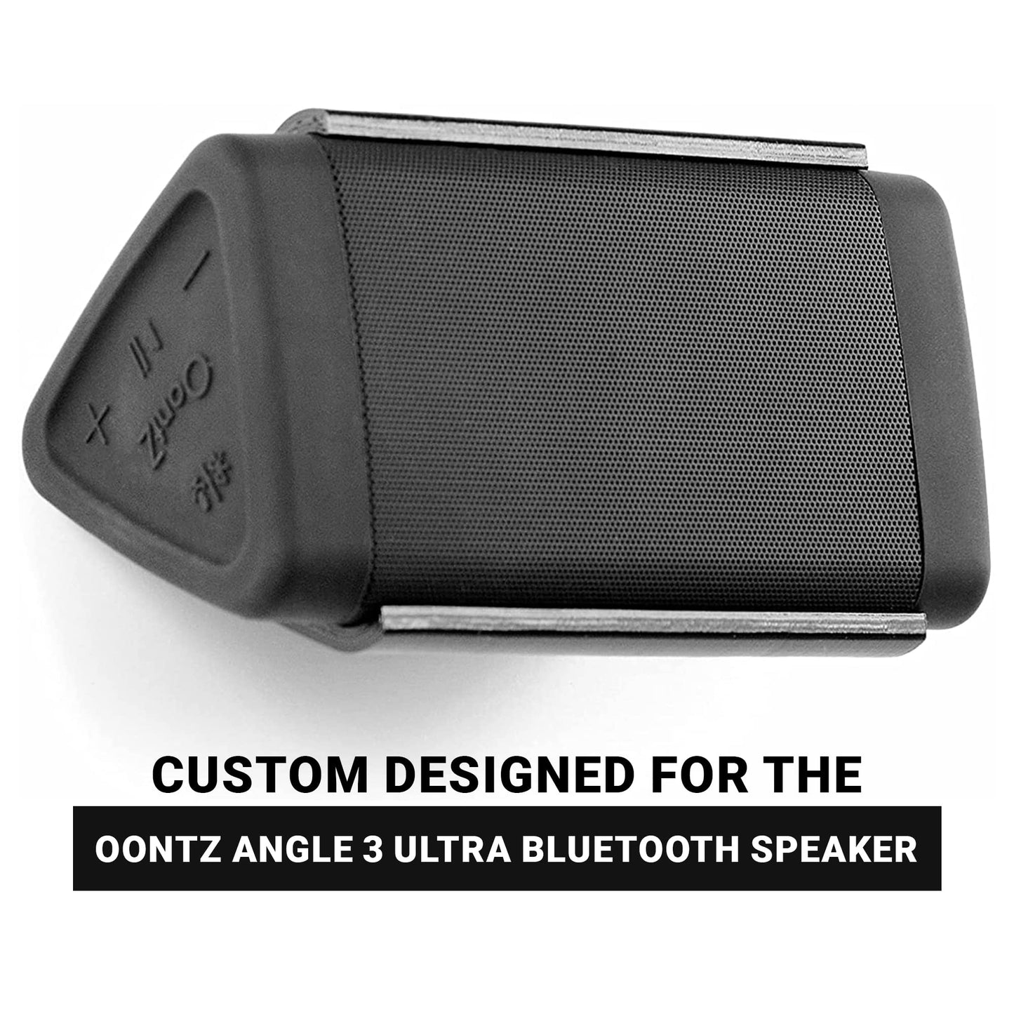 Spartan Mounts Compatible with Oontz Ultra Bluetooth Speaker | Low Profile Wall Mount Anywhere Design for Home, Office, Studio, Garage, Dorm, Patio