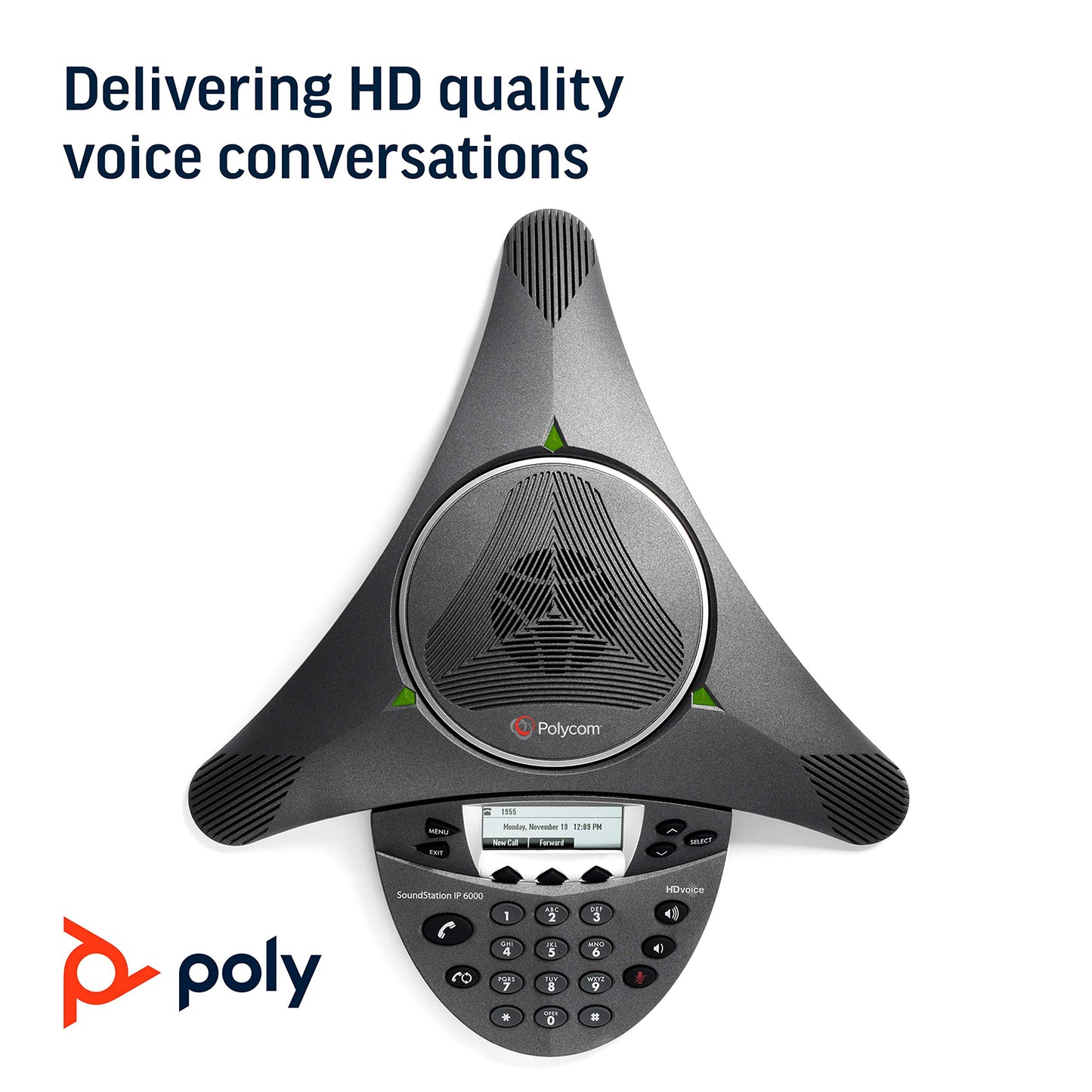 Polycom Soundstation IP 6000 2200-15600-001 For Poe - No Power Supply Included