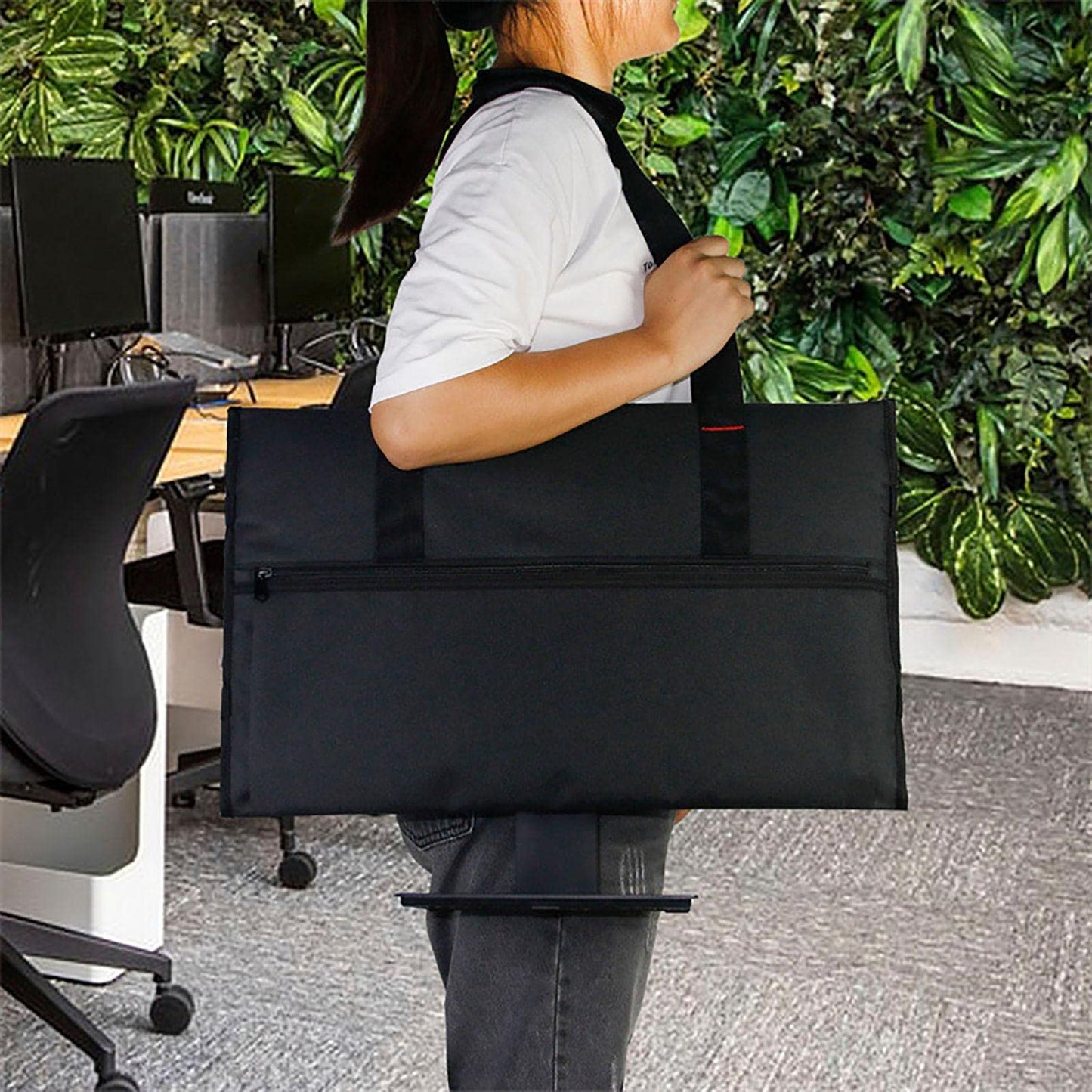 Rhinoon Carrying Case, AdjustableComputer Bag with Multiple Pockets for 20-24in Screens