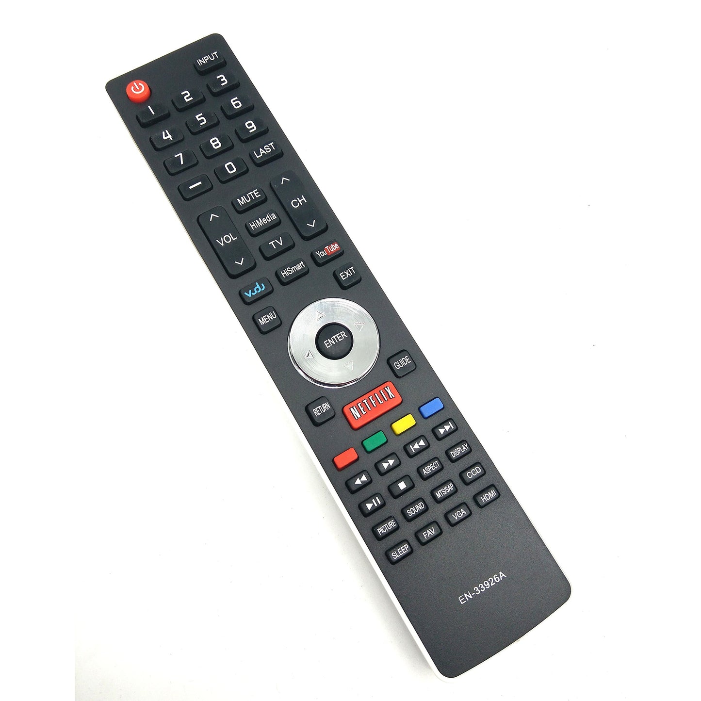 HISENSE TV Remote Control for 40K366WN 32K20 32K20DW 32K20W 40H5 50H5G 50K610GWN 55K610GWN 32K366W 40K366W 50K610GW 55K610GW