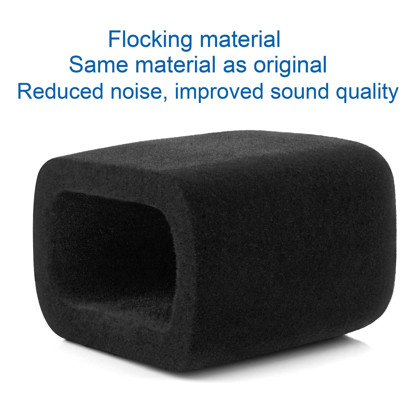 LEFXMOPHY AM8 Pop Filter, Windscreen Compatible with FIFINE AM8 Microphone Replacement Flocked Protector Black Cover
