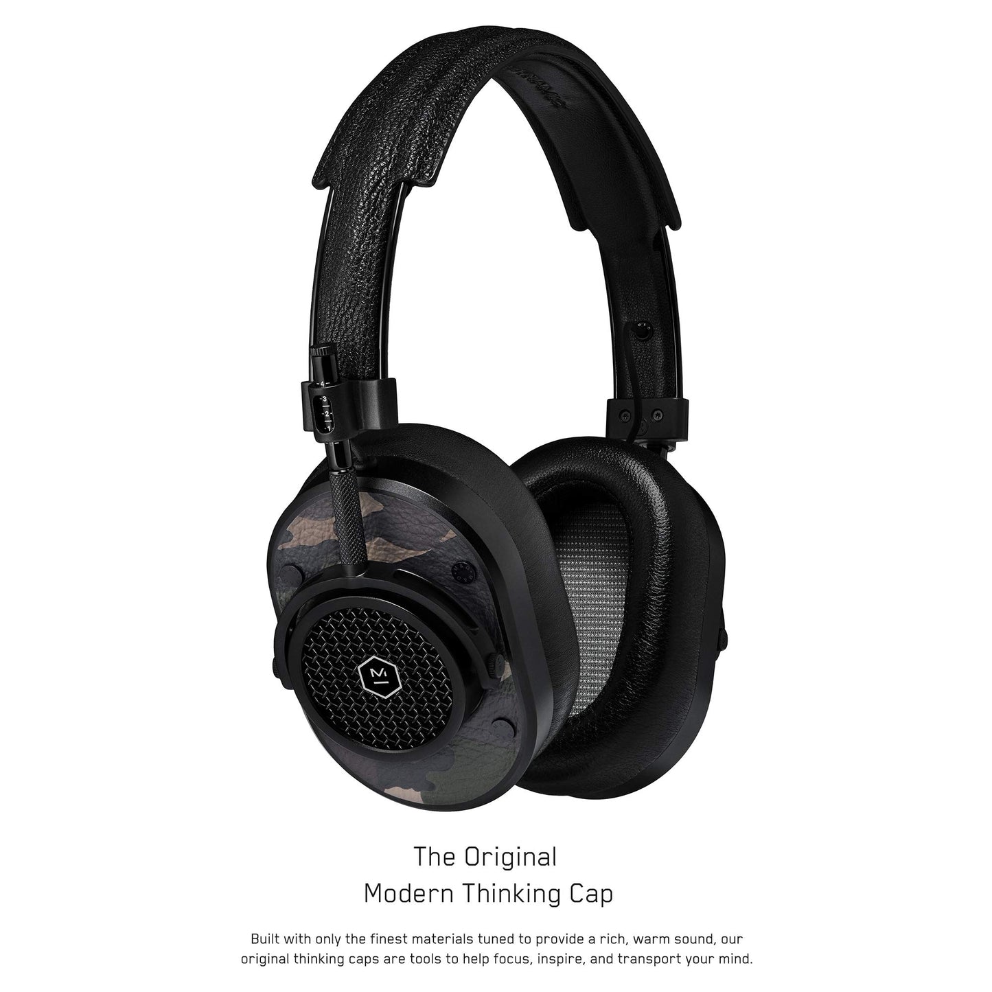 MASTER & DYNAMIC MH40 Over-Ear Headphones with Wire - Noise Isolating with Mic Recording Studio Headphones with Superior Sound
