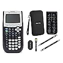 Texas Instruments TI-84 Plus Graphing Calculator + Guerrilla Zipper Case + Essential Graphing Calculator Accessory Kit (Black)