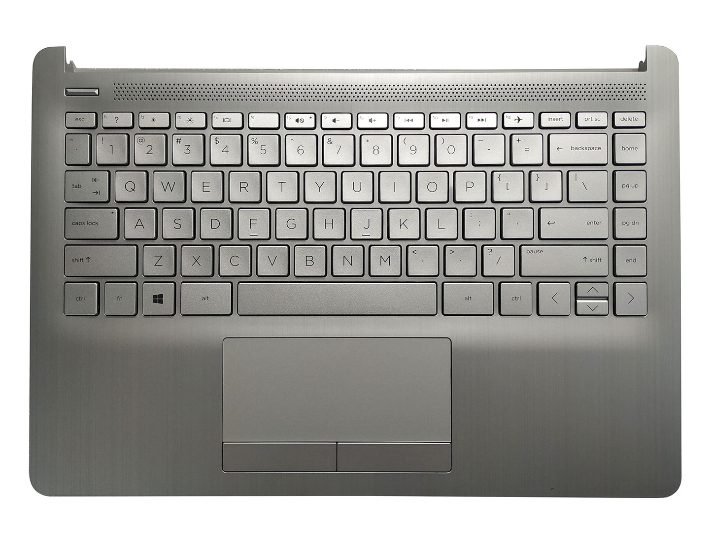 Laptop Keyboard Compatible for HP 14s-dk 14Z-DK 14s-cf 14s-cr 14-CF 14-CF0013DX 14-DK 14-DK0002DX 14-DK0028WM US Layout with Palmrest Upper Cover Case