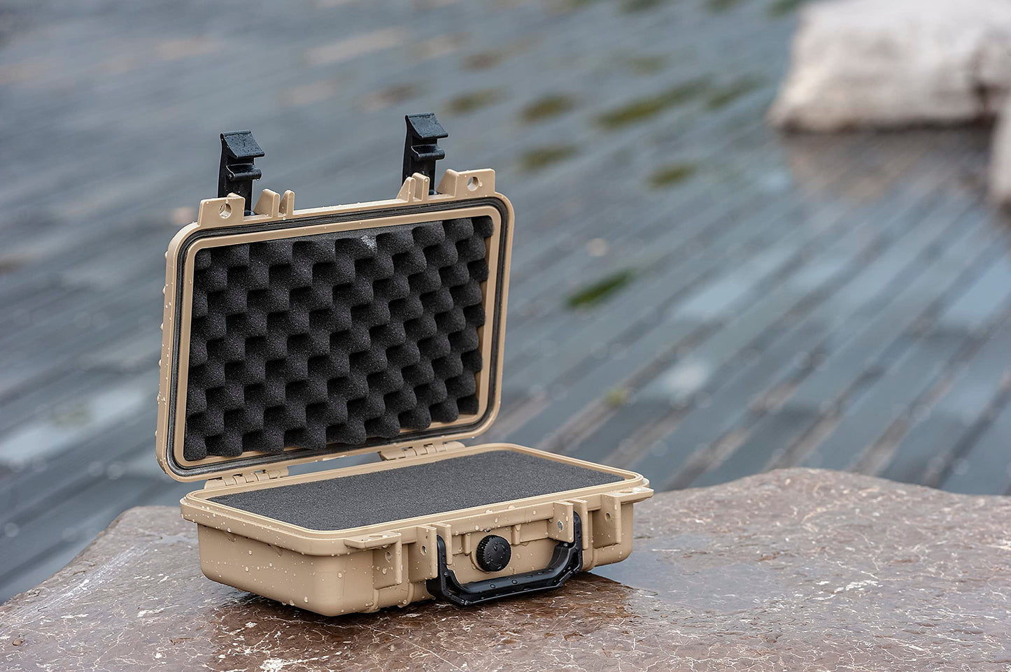 MEIJIA Portable All Weather Waterproof Protective Hard Case, Small Camera Case,Dry Case with Customizable Foam,Fit Use of Drones, Camera,Equipments