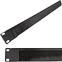 Electriduct 1U Side Entry Brushed Cable Manager Server Rack Wire Management System