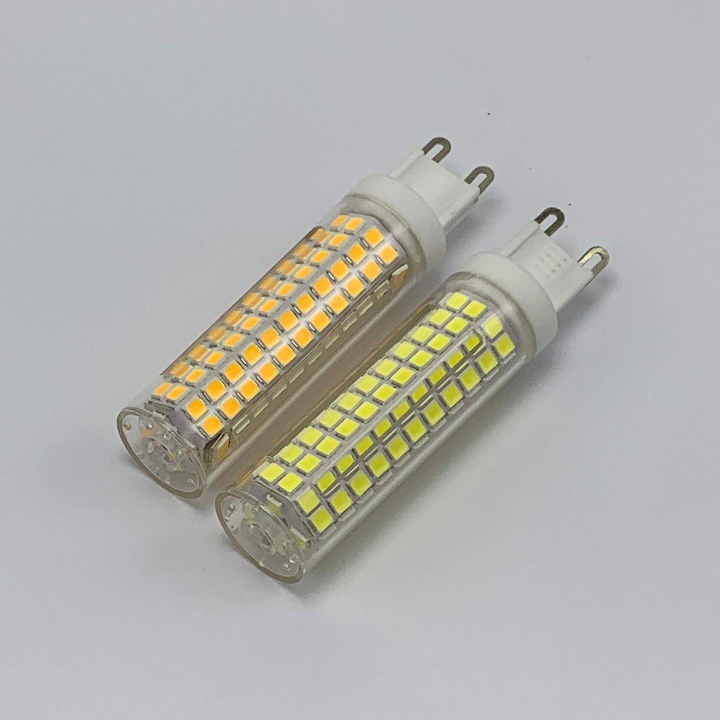 K JINGKELAI G9 LED Bulbs Dimmable 10W(Equivalent to 100W Halogen) 110V Cool White 6000K LED Corn Lights JCD T4 G9 Bi-pin Base,Dimmable,136 LED 2835
