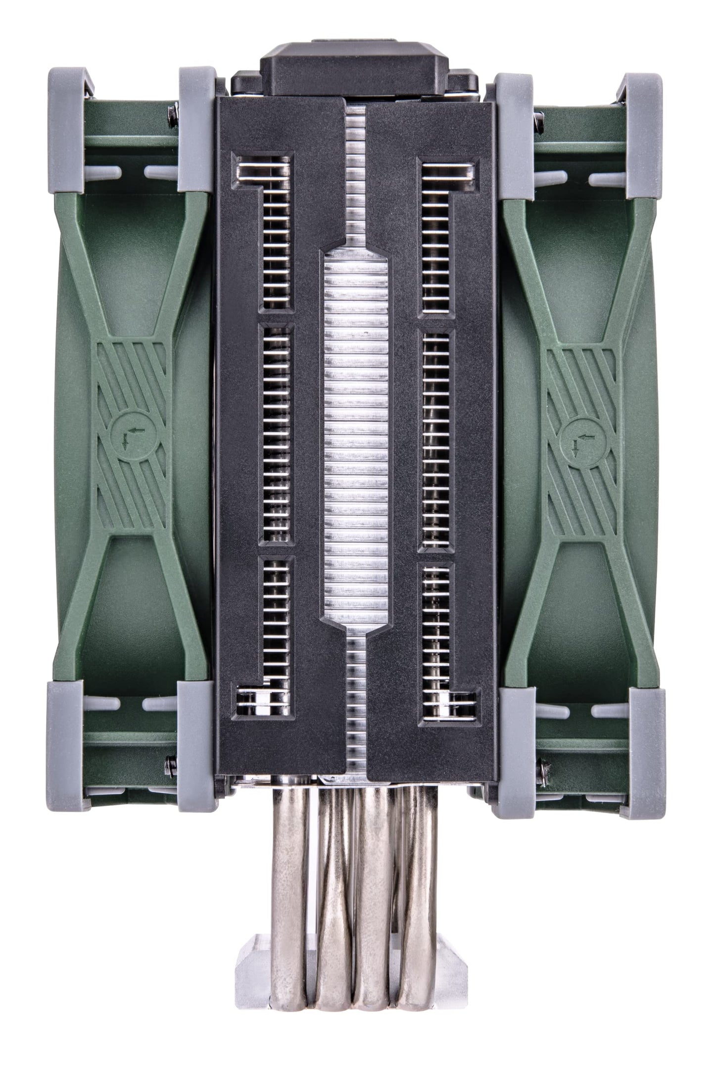 Thermaltake TOUGHAIR 510 180W TDP CPU Cooler Racing Green, Intel/AMD Socket (LGA 1700/1200), Dual 120mm 2000RPM High Static Pressure PWM Fan with High