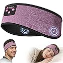 Fulext Bluetooth Headband Headphones, Sleep Headphones for Side Sleepers - Sleeping Comfortable with Thin Speaker Microphone Handsfree Best Gift…