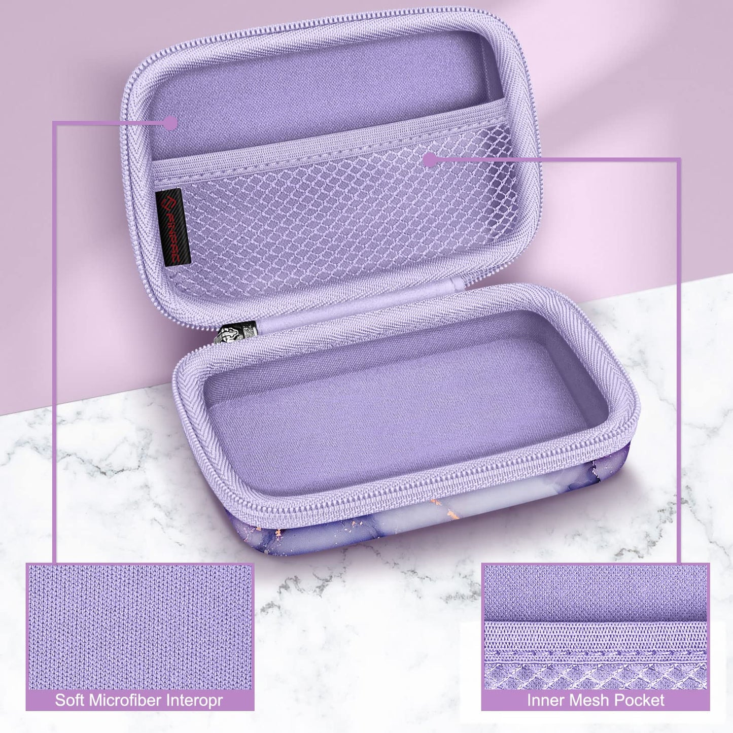 FINTIE Digital Camera Case Compatible with Kodak Pixpro FZ55/ FZ45/ FZ53/ FZ43/ WPZ2, Canon PowerShot ELPH 360/ Lecran/CAMKORY, Small Cameras Carrying