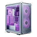 Cooler Master MasterFrame 500 Mesh ARGB ATX Mid-Tower PC Case - High Airflow Premium Aluminum Chassis, Powerful Dual 200mm Intake Fans, Modular Frame