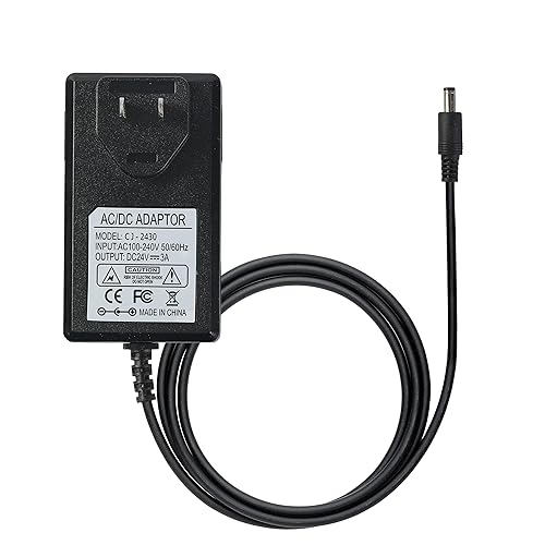 24V 3A Power Supply 72W AC Adapter Power Cord 100-240V 50-60Hz to DC 24 Volt 3 Amp Transformer 2A 1A Converter with 5.5x2.1mm DC Barrel for LED Strip…