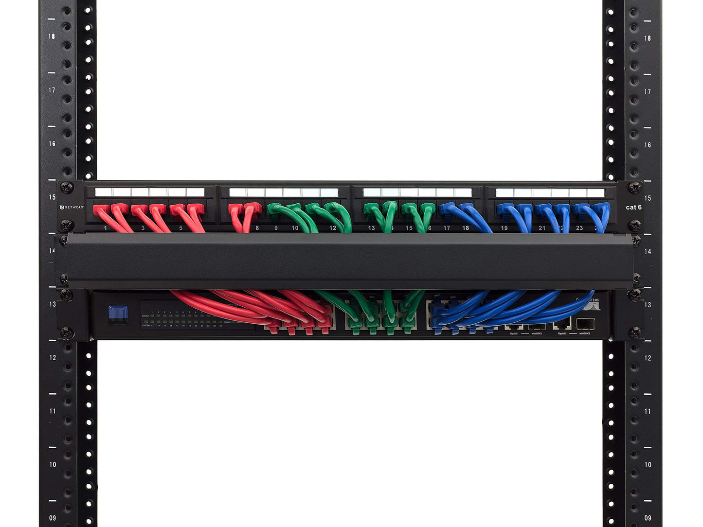 Networx Cable Management Brackets/Shelves (1U, Cable Managment Duct)