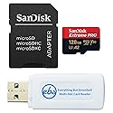 SanDisk 128GB Extreme Pro Micro SD Memory Card Works with GoPro Action Camera Hero 12 Black (SDSQXCD-128G-GN6MA) Bundle with Everything But Stromboli