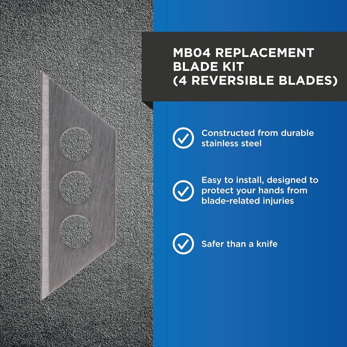 Miller Replacement Blades for MB04 Drop Cable Jacket Slitter, Wire Prep Tool, Equipment for Professional Technicians